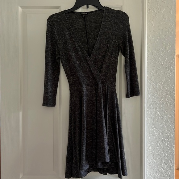 Express sweater dress Heather grey size XS - Picture 1 of 4